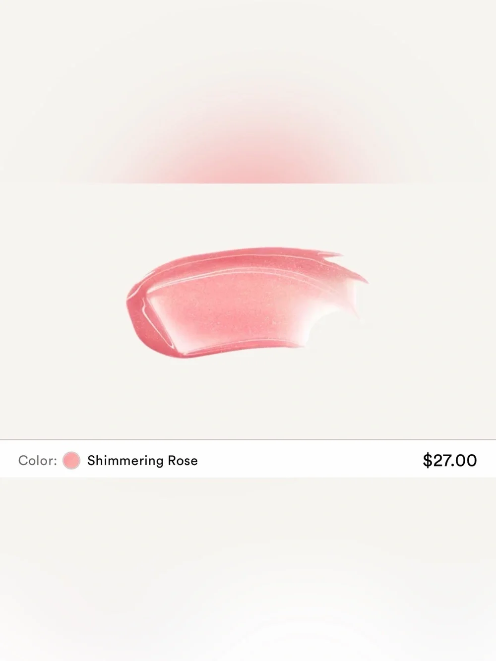 Tarte Maracuja Juicy Lip Vinyl Shimmering Rose 2.7g / 0.095 oz NIB